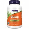 Now Foods, EGCg, Extrait de Thé Vert, 400 mg, 180 Capsules végétaliennes, Testées en Laboratoire, Sans Gluten, Sans Soja, Vég