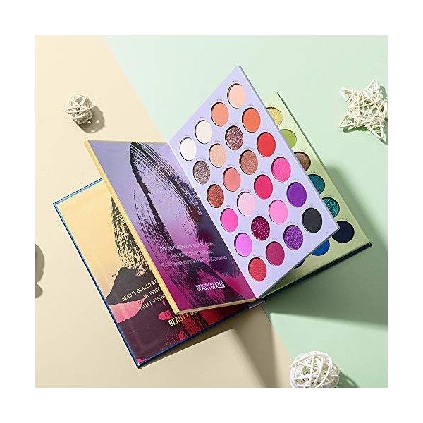 72 Colors Eyeshadow Palettes Makeup Pallets Set Nude Matte Shimmer Metallic Pigmented Rainbow Colorful Eye Shadow Glitter Pai