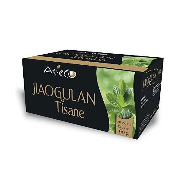 Tisane Jiaogulan 100% naturel Boîte de 40 Sachets de 1,5g - Asieco