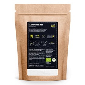 Biotiva Racine daunée Thé Bio 500g - Inula Helenium - Aunée - fleur composée - tisane - embouteillé en Allemagne DE-eco-005