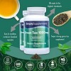 Thé Vert 1000mg | Enrichi en vitamine B1 & Chrome | 360 Gélules | Adapté aux végétaliens | SimplySupplements