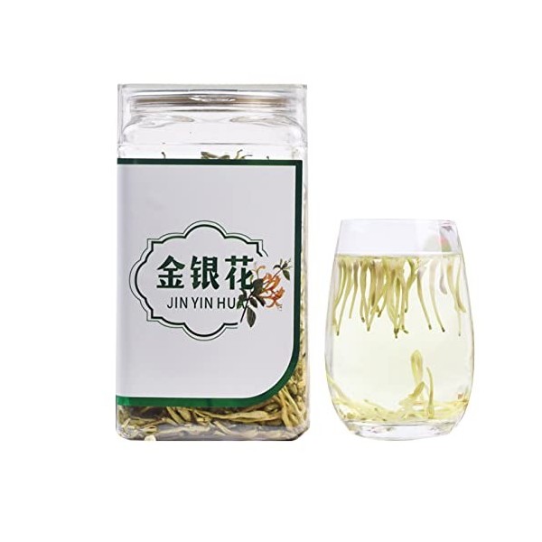 Thé de Chèvrefeuille, Tisane 30g, Tisane Séchée, Tisane Séchée de Chèvrefeuille de Brassage Sain et Pratique pour le Bureau à