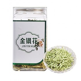 Thé, Boisson santé aux Herbes, Tisane de Chèvrefeuille, Tisane Séchée au Chèvrefeuille, Infusion Pratique et Saine, Cadeaux p