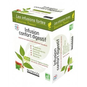 Infusion confort digestif • Digestion • Transit • Menthe poivrée • Fenouil • 30 sachets & Infusion Respiratoire • Concentrés 