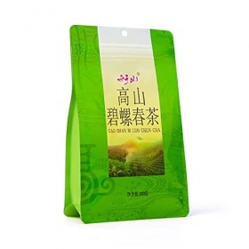 Thé Vert 200 G/7,1 Oz - Thé Vert Suzhou Bi Luo Chun BiLuoChun - Thé Vert Chinois en Vrac - Propre et Fruité - Sachet Refermab