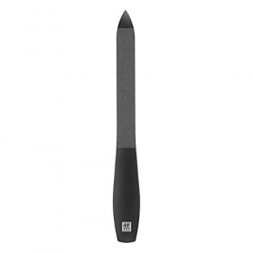 ZWILLING set manucure et pédicure 8 pièces, set complet de soins des ongles, format voyage, cuir, Premium, Noir