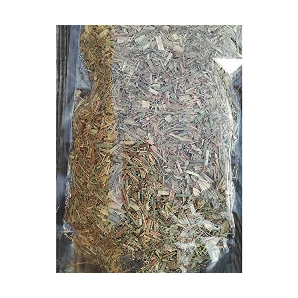 Biololä Citronnelle Bio, tisane, thé Lemongrass, Infusion - marinade et cuisine - Cymbopogon 100g en sac zip refermable. Douc