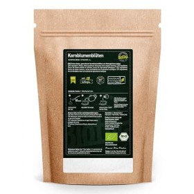 Biotiva Tisane de Bleuet Bio 20g séchée - lat. Centaurea cyanus L. - bleuet - tisane - vegan - contrôlée et certifiée en Alle