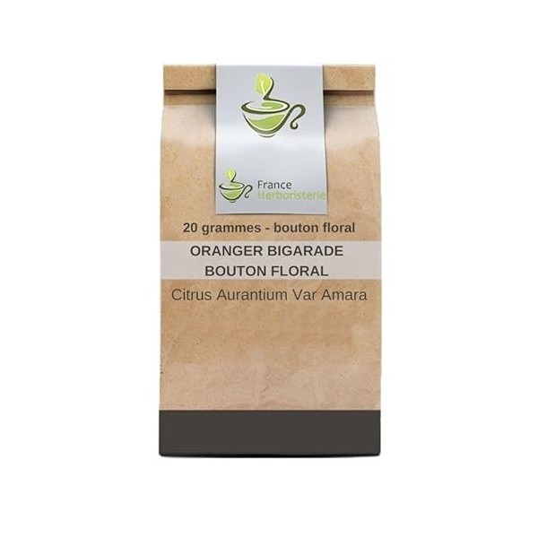 Tisane Oranger Bigarade bouton floral ENTIER 20 GRS Citrus aurantium va