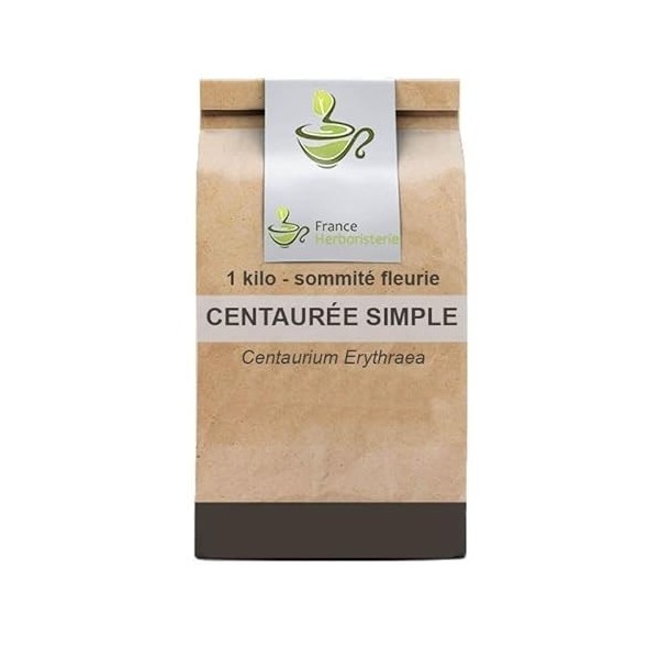 Tisane Centaurée simple 1 KILO ou Petite Centaurée sommité fleurie Eryth