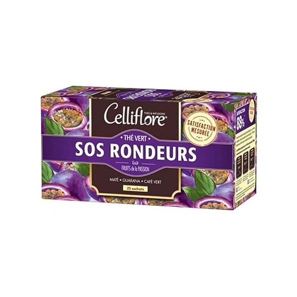 Celliflore Thé Vert SOS Rondeurs 25 Sachets