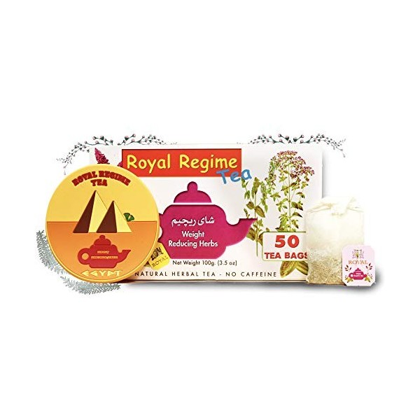 ROYAL THÉ REGIME DETOX / THÉ MINCEUR PERTE DE POIDS / EN CADEAU SA SOUS TASSE "ROYAL TEA REGIME" / TISANE EGYPTIENNE AMAIGRIS