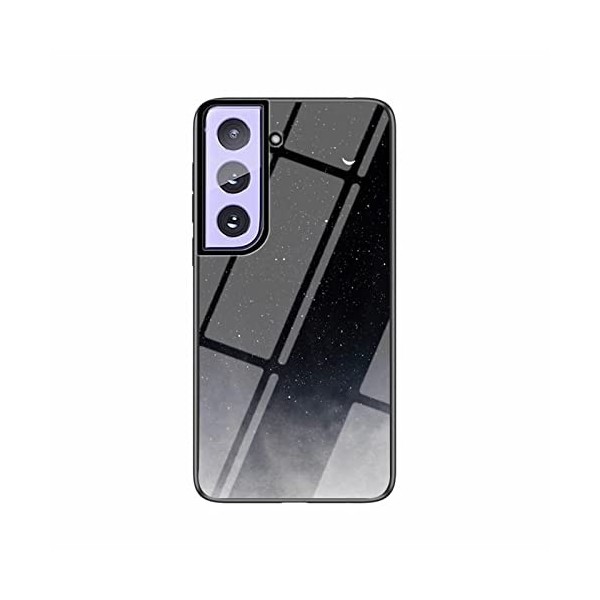 Générique Miagon Verre Coque pour Samsung Galaxy S23 Ultra,Marbre Séries 9H Revêtement Arrière en Verre Trempé Protection Cov