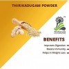 PUB Herbaveda – Poudre de Thirikadugam 500 g | Thirikadugam churna | Trikatu | Poudre de Thirukaduga