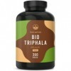 Triphala Bio gelules - 360 pièce – Haute dose 2.000mg  - Fruits de triphala de l’Inde de première qualité - Sans Additifs - V