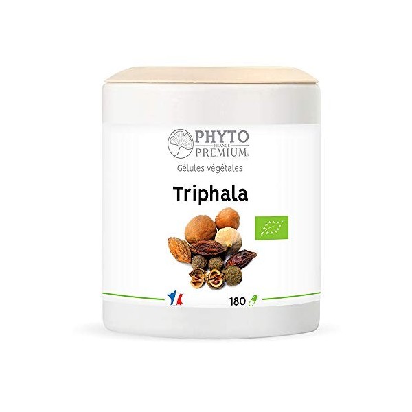 TRIPHALA - Amla, Chebula, Beleric - 180 gélules 375 MG - BIO 