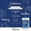 Vitavea - Mélatonine Valériane Passiflore - Complément Alimentaire Sommeil Adulte - Endormissement Rapide, Nuit Réparatrice -