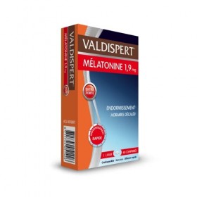 VALDISPERT - Complément alimentaire sommeil extra fort 1,9mg mélatonine - Endormissement rapide - Programme 40 nuits - 40 com