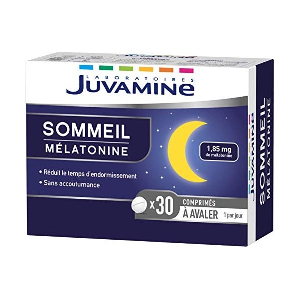 JUVAMINE - Sommeil Mélatonine 1,85mg - 30 Comprimés