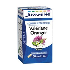 JUVAMINE - Sommeil Réparateur Valériane Oranger - Propriétés Apaisantes - 50 Gélules