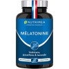MELATONINE BIO 1,9 mg - Complexe Sommeil avec Valériane, Passiflore & Huile Essentielle de Lavande - Régule lHorloge Biologi