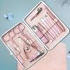 Manicure Set By Aoyuele Nail Clippers Set 18 in 1 Grooming Kit Stainless Steel Professional Pedicure Set,Nail Scissors,Nai.