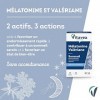 Vitavea - Mélatonine Valériane - Complément Alimentaire Sommeil Adulte - Endormissement Rapide, Nuit Réparatrice - Sans Accou