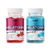 Weider Pack Duo Melatonin Gummies - Goûts Fraise et Myrtille 2x60 Gommes . 1 mg de mélatonine par gomme. Aide à la qualité d