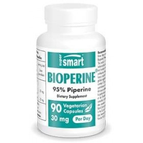 Bioperine - Augmente l’Activité des Enzymes Digestives et la Biodisponibilité des Aliments - Aide à la Digestion - Extrait de