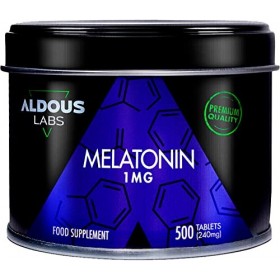 500 comprimés de Mélatonine pure | 500 nuits +16 mois | Mélatonine 1 mg | Mélatonine pour linsomnie, pour vous aider à vou