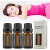 3Pcs Leise Valerian Essential Oil,Valerian Root Sleep Aid Essential Oil,Organic Valerian Essential Oil,Reduces Time to Fall A