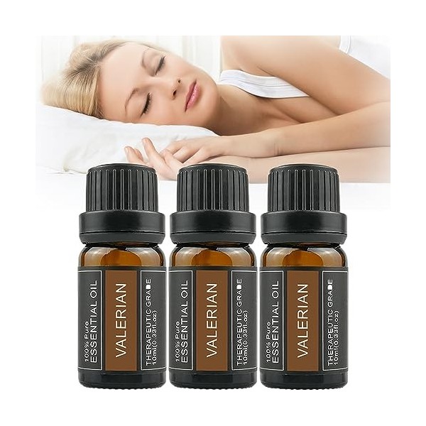 Leise Valerian Essential Oil - 10ml Leise Valerian Root Essential Oil, Pure Valerian Root Sleep Aid Essential Oil, All-Natura