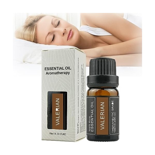 Leise Valerian Essential Oil - 10ml Leise Valerian Root Essential Oil, Pure Valerian Root Sleep Aid Essential Oil, All-Natura