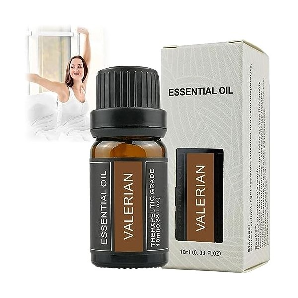 Leise Valerian Essential Oil, Natural Valerian Sleep Essential Oil For Sleep, Leise Sleep Aid Essential Oils For Sleep Improv