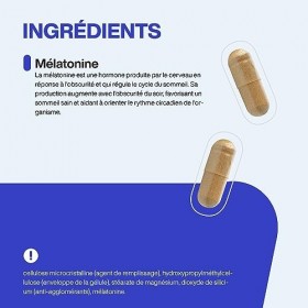AEON LABS Mélatonine 0,5 mg 500μg - 365 Capsules - Contribue à Améliorer la Qualité du Sommeil - Dose Journalière 12 mois 