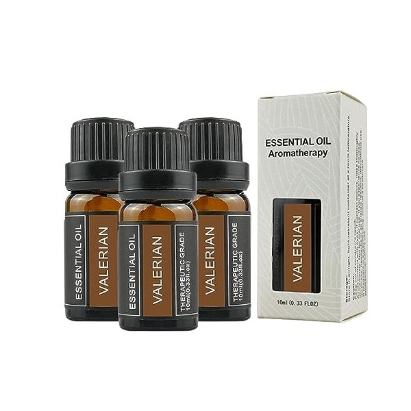 Leise Valerian Essential Oil, 10ml Leise Valerian Root Ess-Ential Oil, Sleep Essential Oil Blend, Natural Valerian Essential 