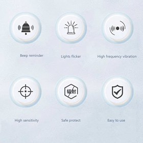 Moniteur Dalarme Dénurésie Nocturne Haute sensibilité avec Rappel de Vibration, Sangles de Bras Réglables, Utilisation Quot