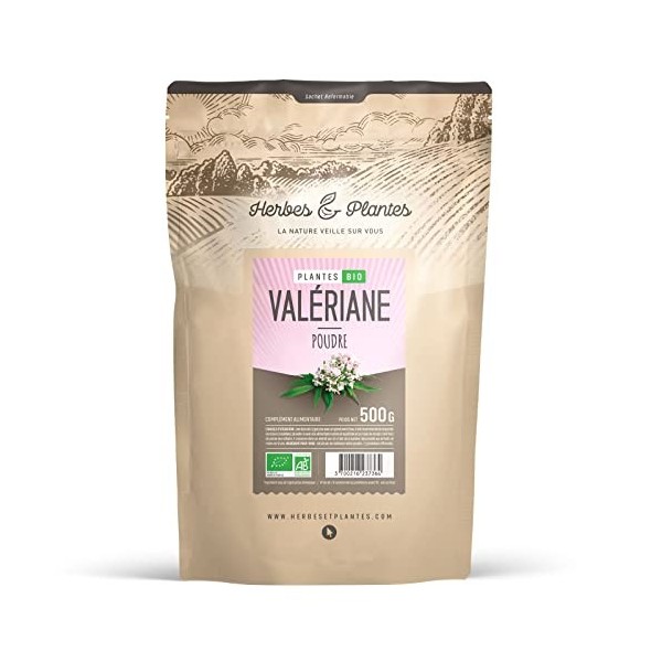 Valériane Bio extrait - 500 gr de poudre