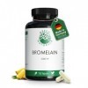 Bromelaïne | 150 Capsules | Haute Dose | Vegan | Activité enzymatique élevée: 5000 FIP | 2500 GDU par capsule | GREEN NATURAL