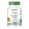 Fairvital | Bromélaïne 750mg - Fortement dosé - VEGAN - 120 gélules - Enzyme dAnanas - Broméline