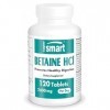 Betaine HCI 2600 mg Par Jour - Aide à la Digestion, à l’Absorption des Nutriments, à la Détoxication et à la Baisse d’Acidité