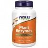 Now Foods, Plant Enzymes, 120 Capsules végétaliennes, Testé en Laboratoire, à Base de Plantes, Sans Gluten, Sans Soja, Végéta