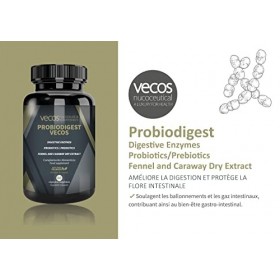 Enzymes digestives et probiotiques de 99 Life | Complément avec bromélase, papaïne et enzyme digestive | Améliore la digestio