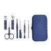 Ikadiya Kit Manucre Pedicure[blu], Coupe Ongle Professionnel Coupe Cuticule Acier Inoxydable, Trousse De Pédicure Manucure, T