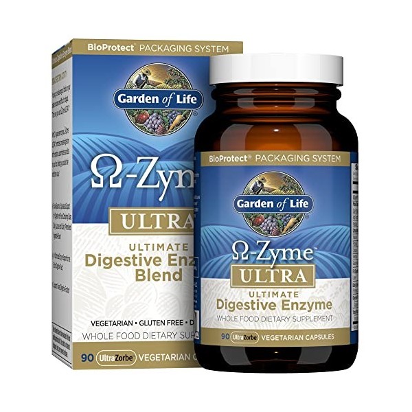 Garden of Life Ultimate Digestif Enzyme 90 Gélules