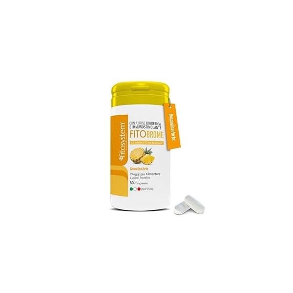 BromeLife, Bromélaïne Forte Pura, 2500 GDU, anti-inesthétisme, Gonflement Abdominal, Enzymes Digestives complètes, contre la 