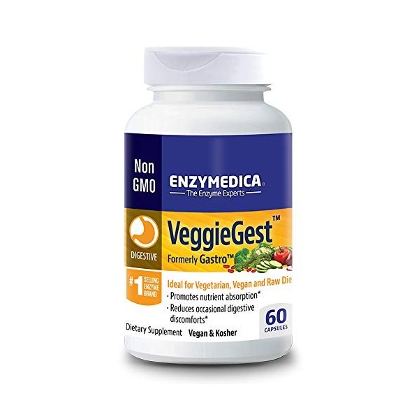 Enzymedica VeggieGest 60 Capsules