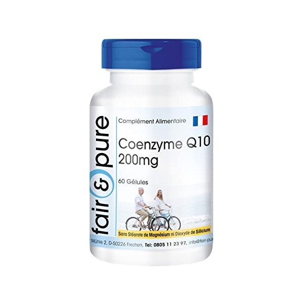 Fair & Pure® - Co-Enzyme Q10 200mg - végan - hautement dosé - 60 gélules