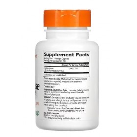 Doctors Best Nattokinase, 2000 FU, supplément enzymatique, 90 capsules végétaliennes, soutient la santé cardiaque et la circ