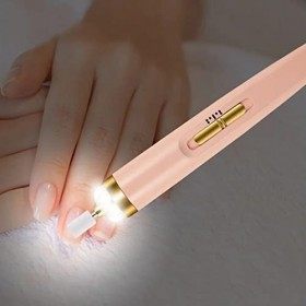 BODYA Ponceuse à ongles électrique avec lampe 5 en 1 - Mini outil de manucure pour enlever le gel
